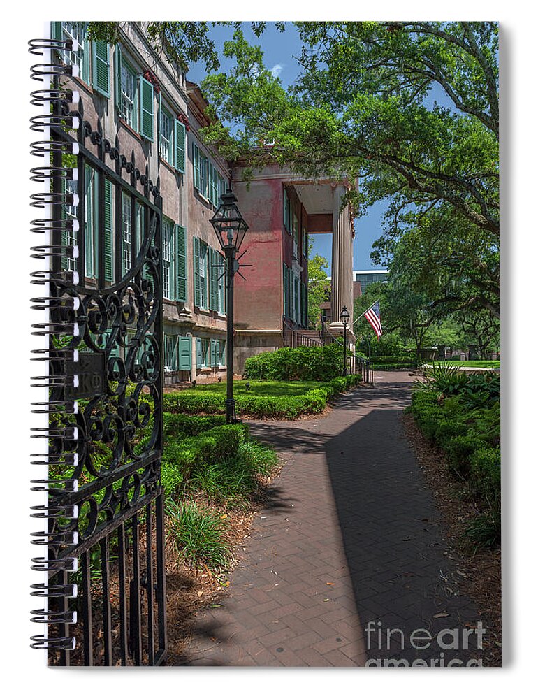 College Of Charleston Sc Spiral Notebook featuring the photograph Walk with Me by Dale Powell