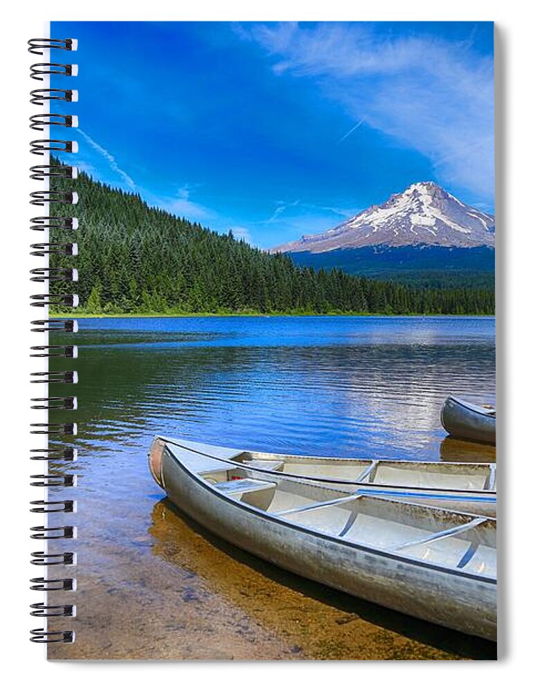 Walk With Nature Spiral Notebook featuring the photograph Walk with nature by Lynn Hopwood