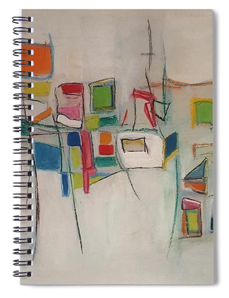 Oil Painting Spiral Notebook featuring the painting Walkthrough by Jeff Barrett