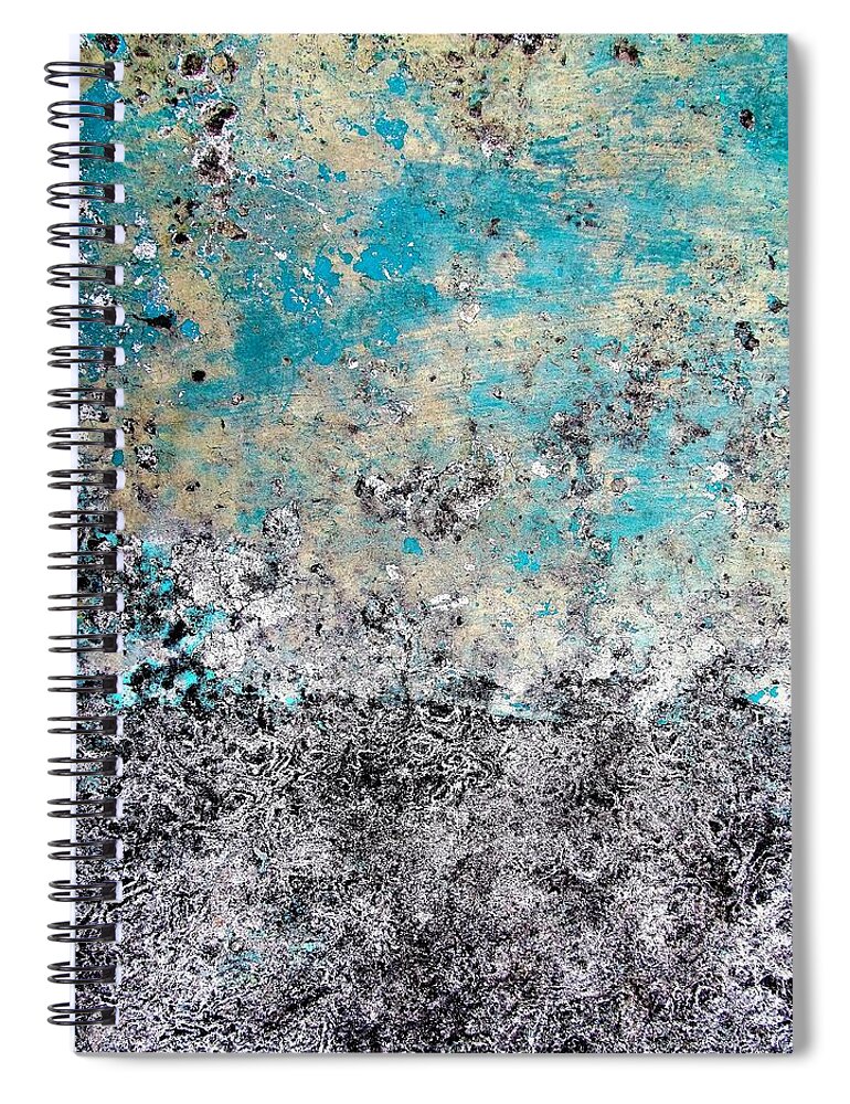 Texture Spiral Notebook featuring the photograph Wall Abstract 174 by Maria Huntley