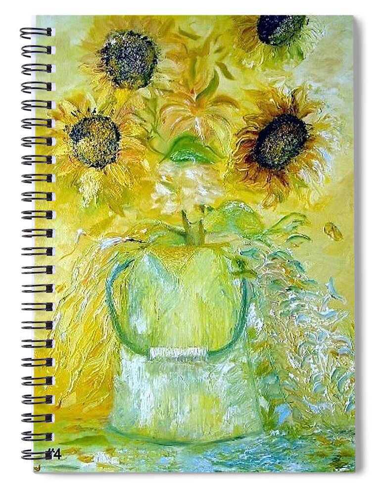 Artwork Spiral Notebook featuring the painting Water Can by Jack Diamond