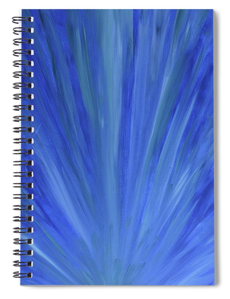 Painting Spiral Notebook featuring the painting Water Light by Annette Hadley