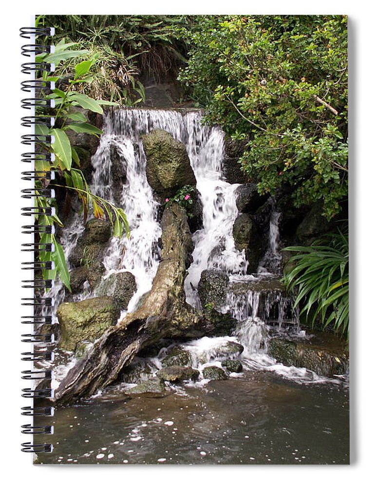 Water Spiral Notebook featuring the photograph Waterfall by Amy Fose