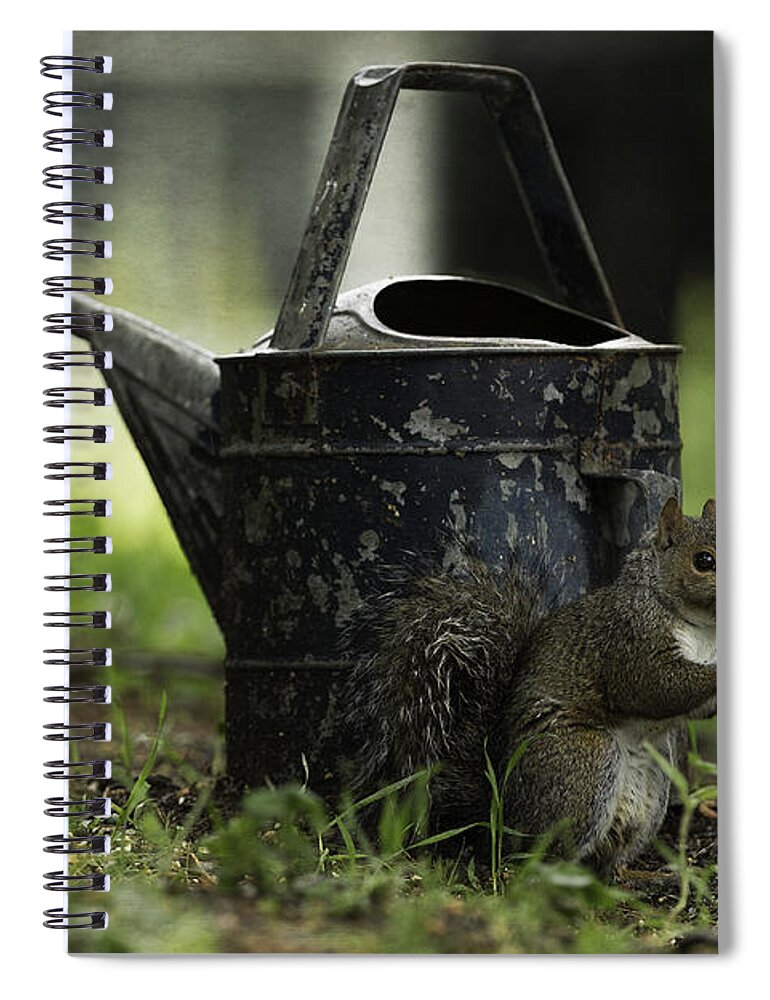 Watering Can Spiral Notebook featuring the photograph Watering Can by Everet Regal