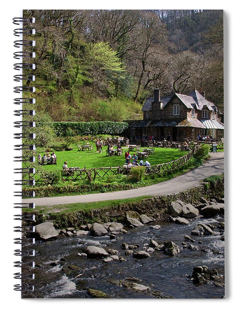 Watersmeet Spiral Notebook featuring the photograph Watersmeet by Rob Hawkins