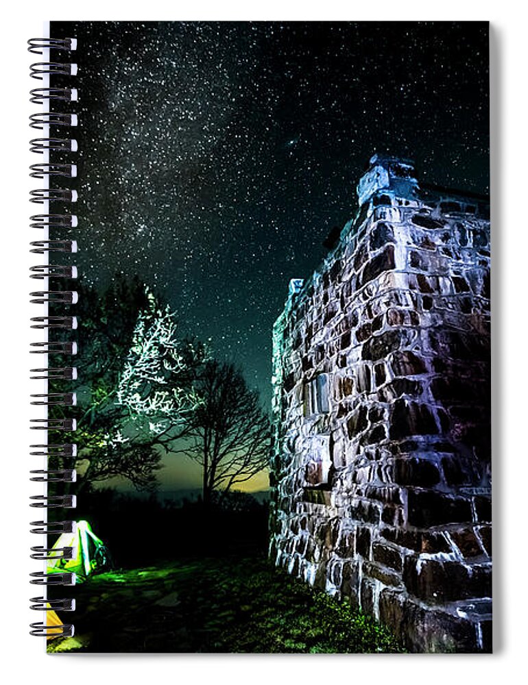 Landscape Spiral Notebook featuring the photograph Wayah Bald Mountain by David Morefield