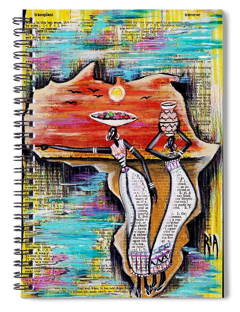 Artistria Spiral Notebook featuring the photograph We Gon Shine by Artist RiA