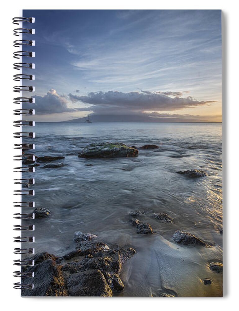 Art Spiral Notebook featuring the photograph We Say GoodBye by Jon Glaser