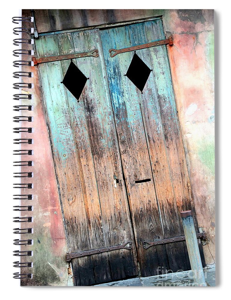 New Orleans Spiral Notebook featuring the photograph Weathered by Carol Groenen