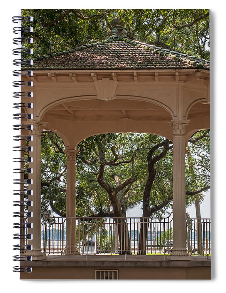 Gazebo Spiral Notebook featuring the photograph Wedding Ceremony by Dale Powell