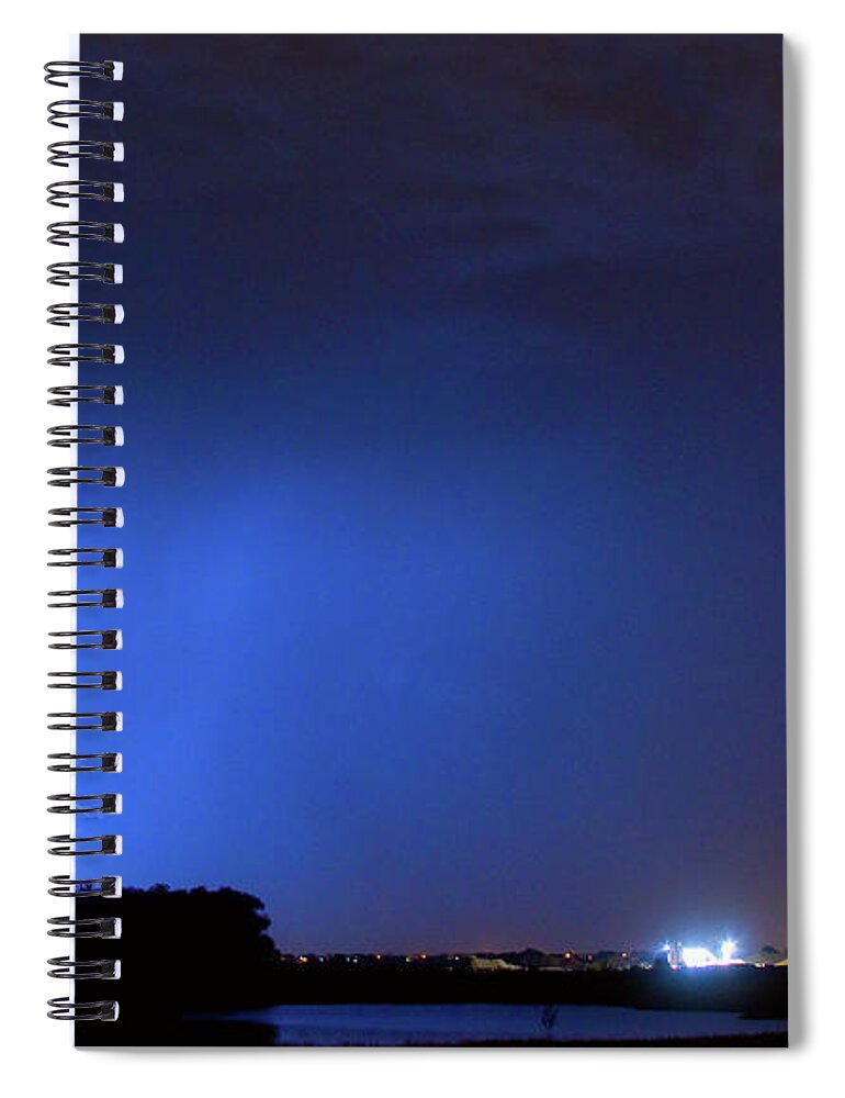 Weld County Spiral Notebook featuring the photograph Weld County Looking East from County Line CO by James BO Insogna