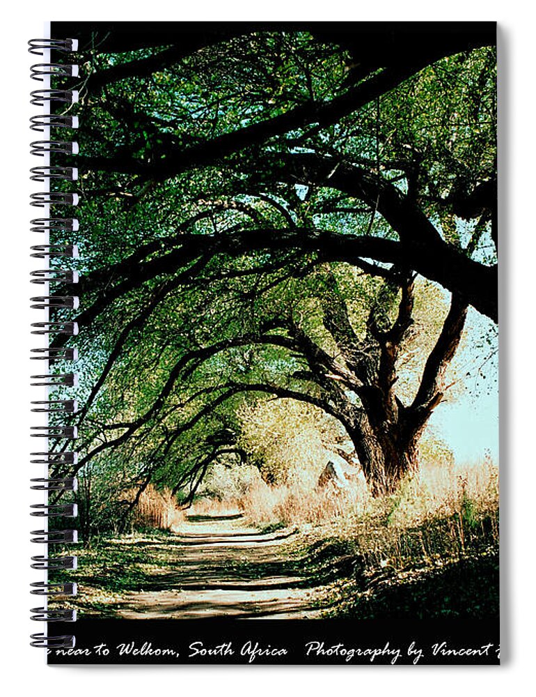 Avenue Spiral Notebook featuring the digital art Welkom. Come home with me by Vincent Franco