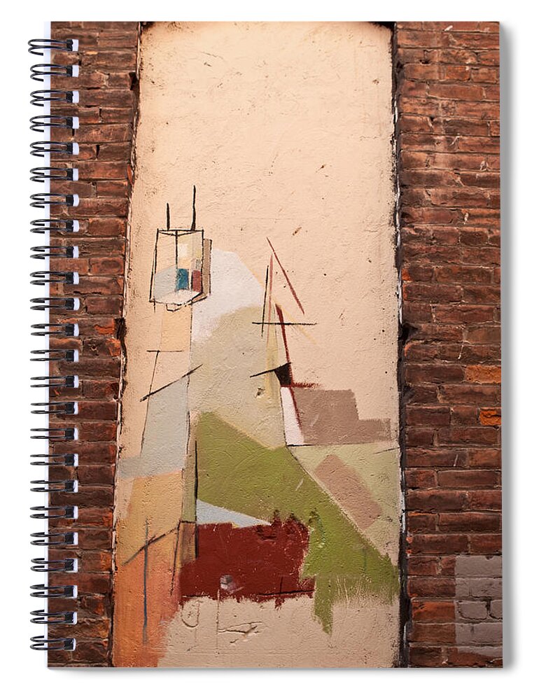 Alley Spiral Notebook featuring the photograph Well Hello by Denise Dethlefsen