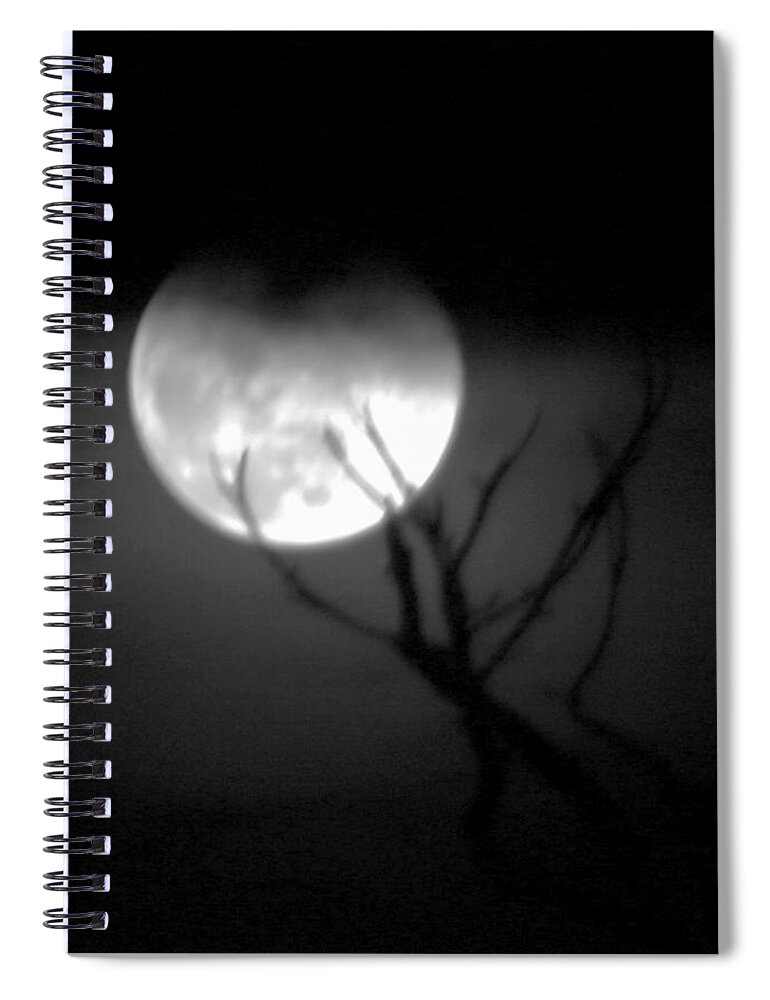 Photo For Sale Spiral Notebook featuring the photograph Werewolf Moon by Robert Wilder Jr