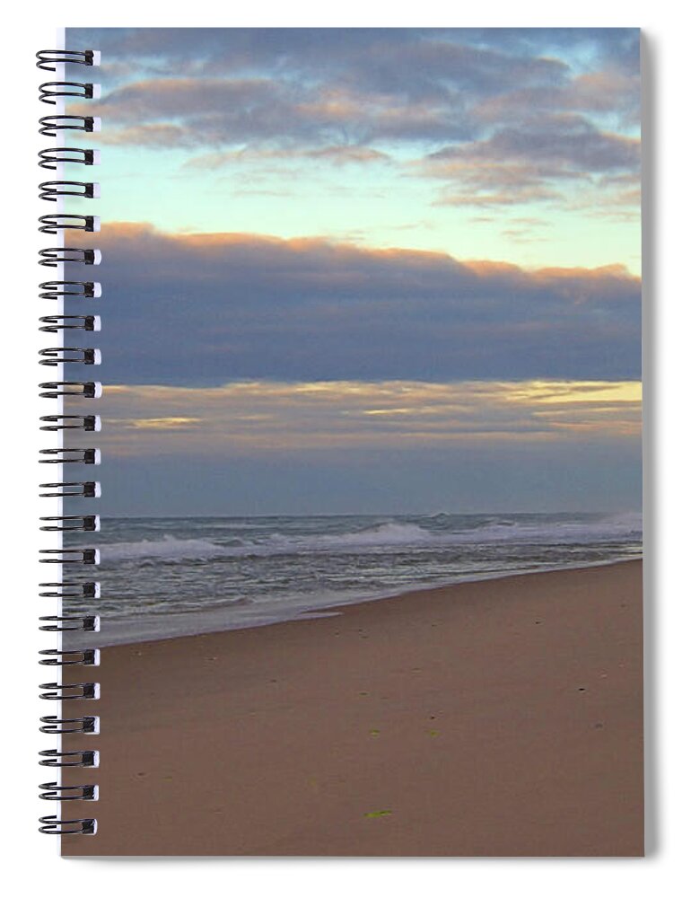 Seas Spiral Notebook featuring the photograph West of Sunrise by Newwwman