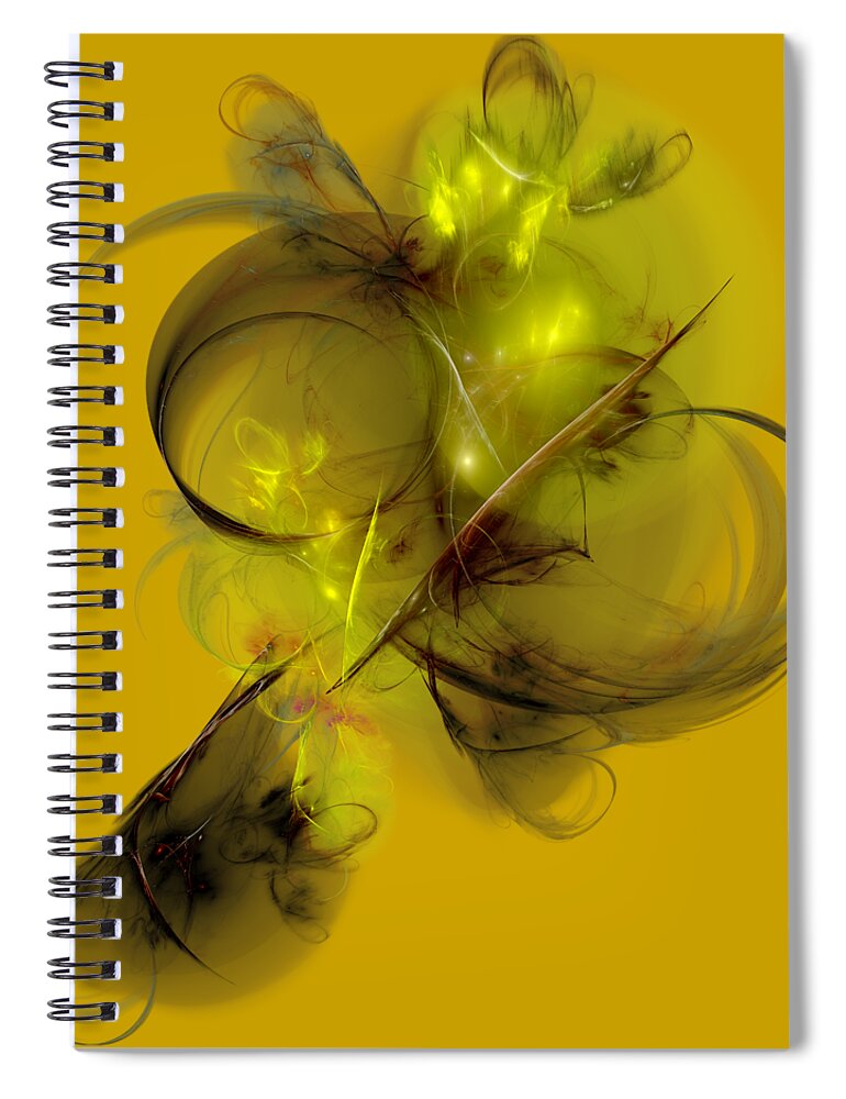 Art Spiral Notebook featuring the digital art What Will You Find by Jeff Iverson