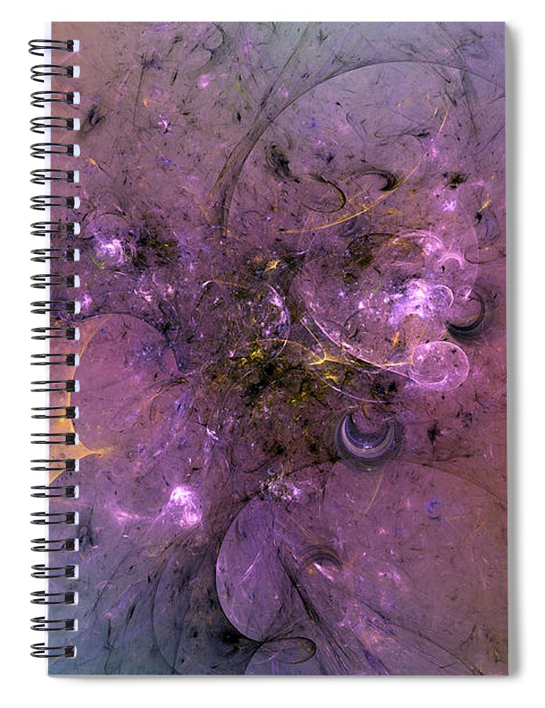 Art Spiral Notebook featuring the digital art When Love Finds You by Jeff Iverson