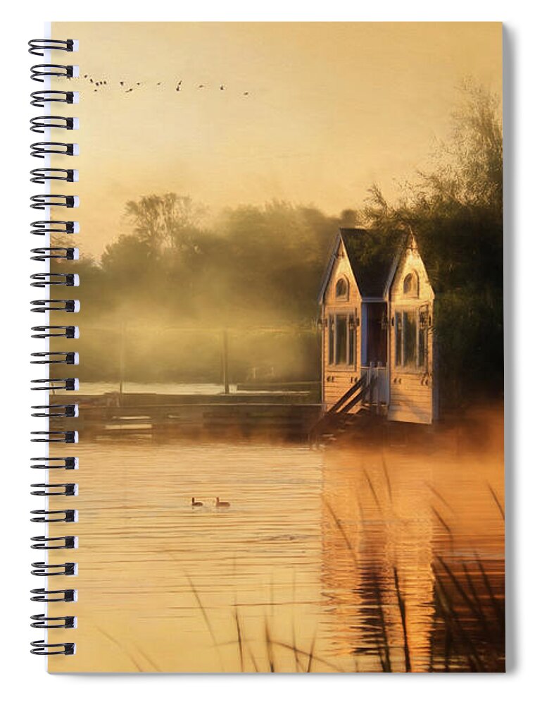 1000 Islands Spiral Notebook featuring the photograph When Morning Calls by Lori Deiter