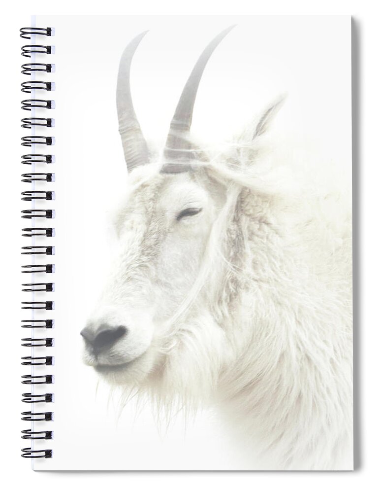 When Spiral Notebook featuring the photograph When The Wind Blows Cold by Brian Gustafson