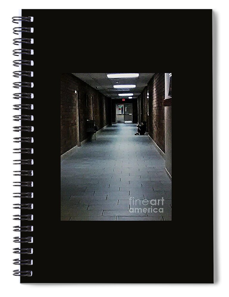 Frank J Casella Spiral Notebook featuring the photograph Where There Is No Love by Frank J Casella