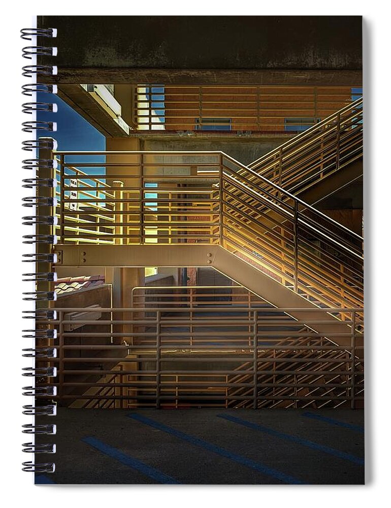 Stairs Spiral Notebook featuring the photograph Where To Now by Mark Ross