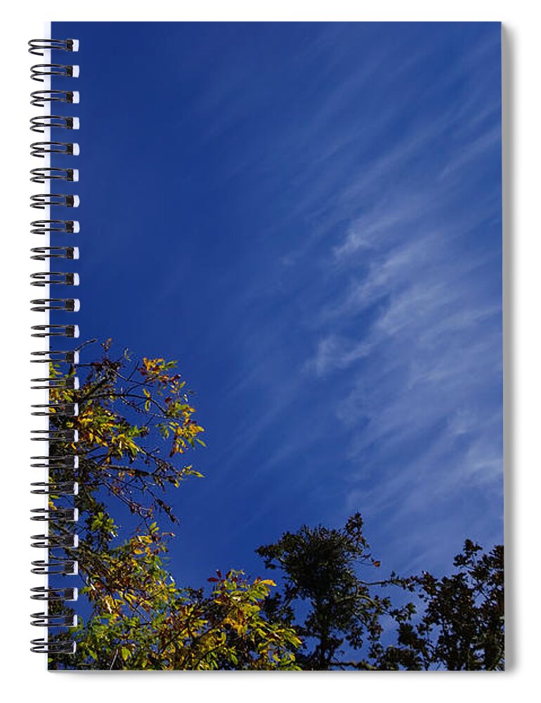 Adria Trail Spiral Notebook featuring the photograph Whispy Clouds by Adria Trail