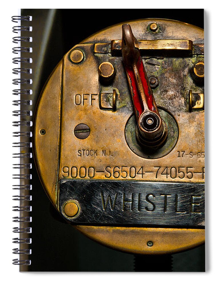 Switch Spiral Notebook featuring the photograph Whistle Switch by Christopher Holmes