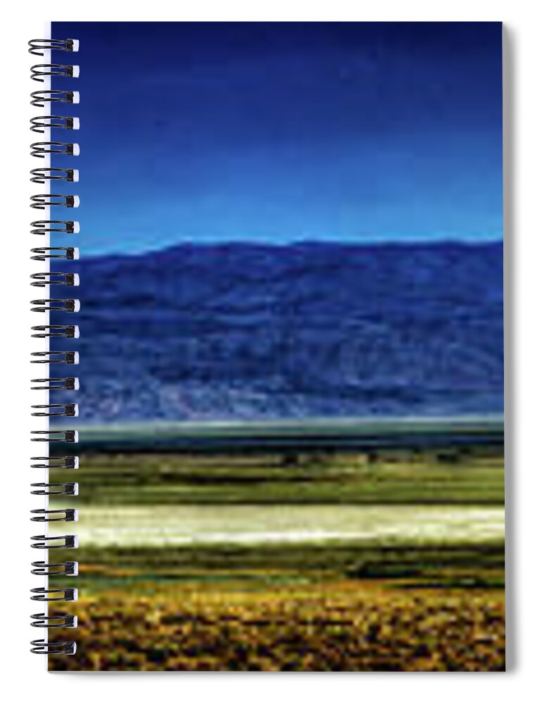 California Spiral Notebook featuring the photograph White Mountains Pano by Roger Passman