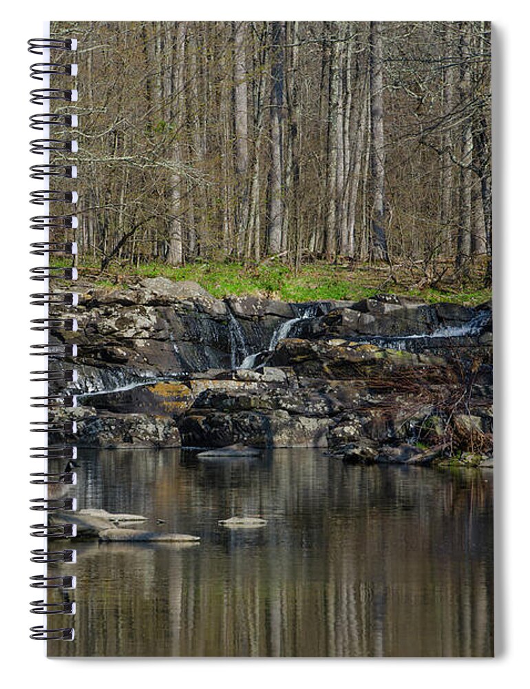 Wickecheoke Spiral Notebook featuring the photograph Wickecheoke Creek - New Jersey by Bill Cannon