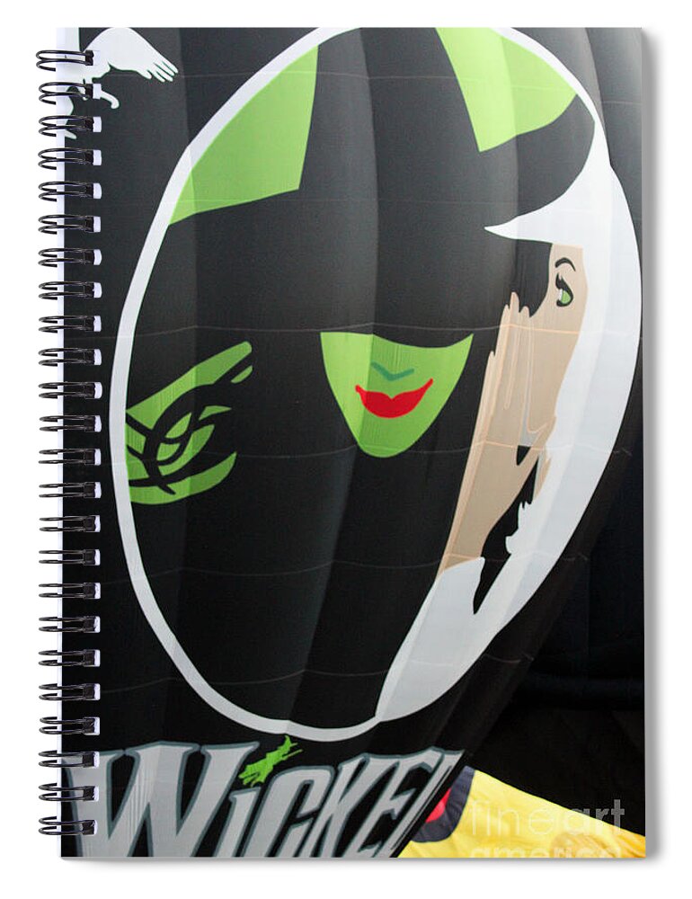 Hot Air Balloon Spiral Notebook featuring the photograph Wicked by Jennifer Robin