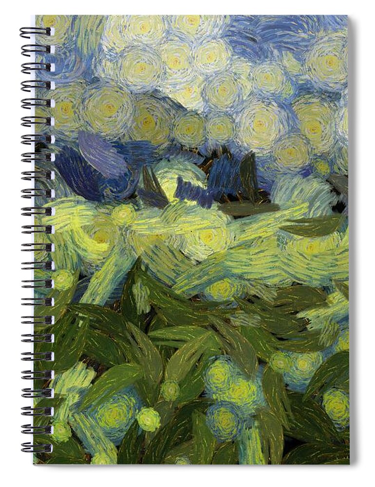 Plants Spiral Notebook featuring the photograph Wild plant growth under the sky by Ashish Agarwal