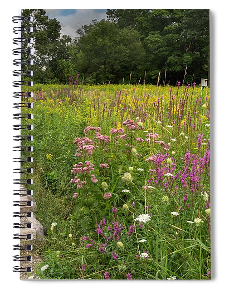 Wildflowers Spiral Notebook featuring the photograph Wild Flowers by Bill Wakeley