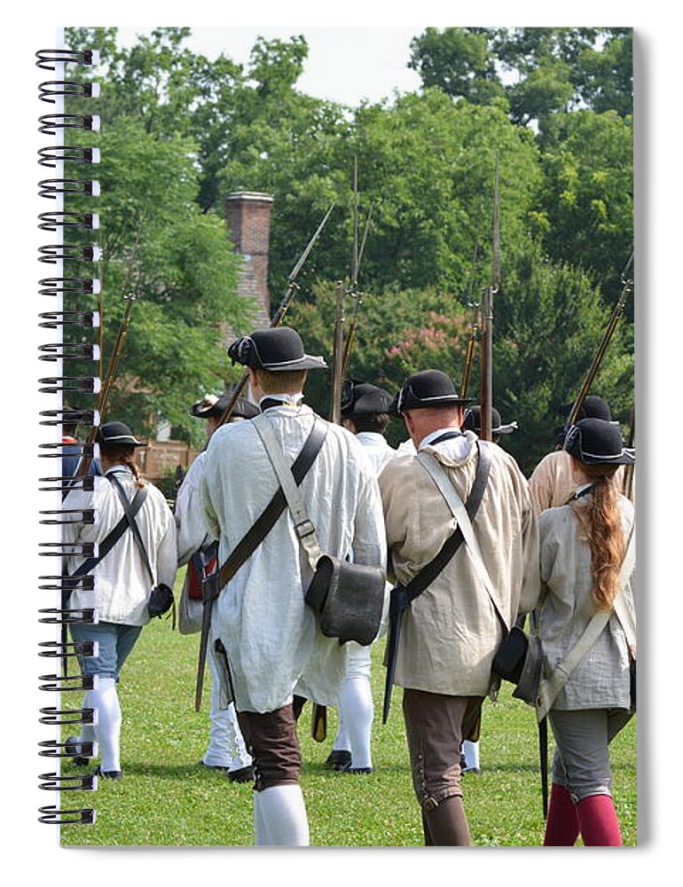 Colonial Williamsburg Spiral Notebook featuring the photograph Williamsburg #3 by Buddy Morrison
