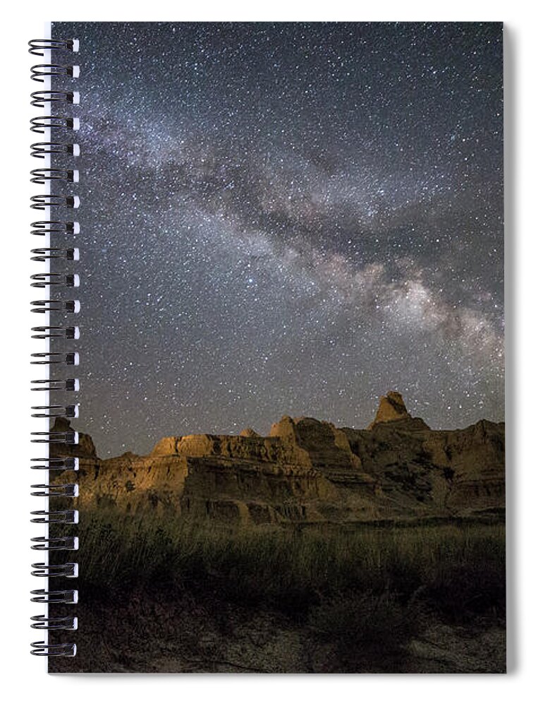 Sky Spiral Notebook featuring the photograph Window by Aaron J Groen