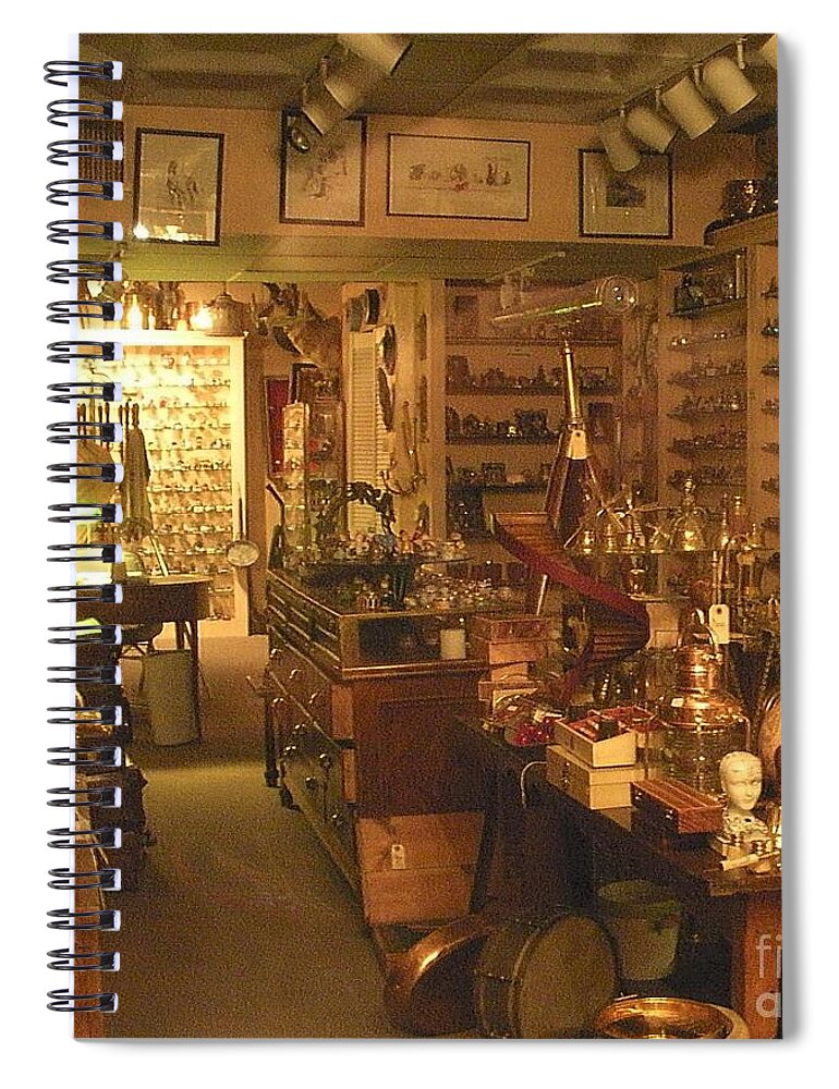  Spiral Notebook featuring the photograph Window Shopping by Joseph Baril