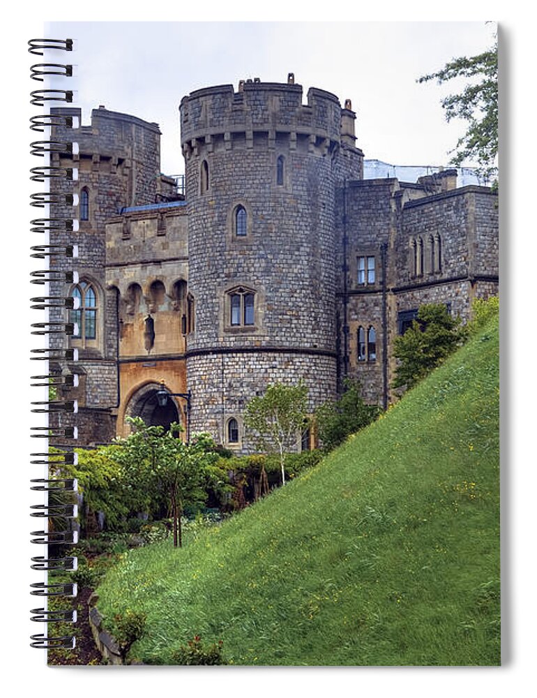 Windsor Castle Spiral Notebook featuring the photograph Windsor Castle by Joana Kruse