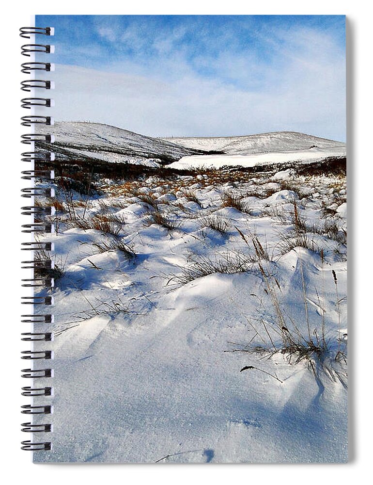 Snow Spiral Notebook featuring the photograph Windswept by Blair Wainman