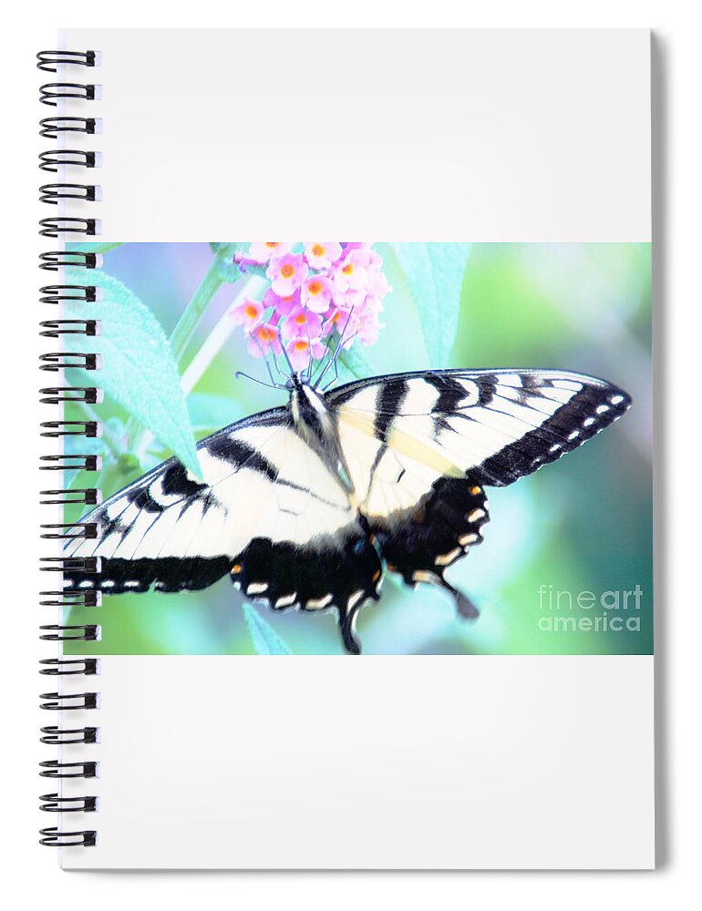 Butterfly Spiral Notebook featuring the photograph Wings by Merle Grenz