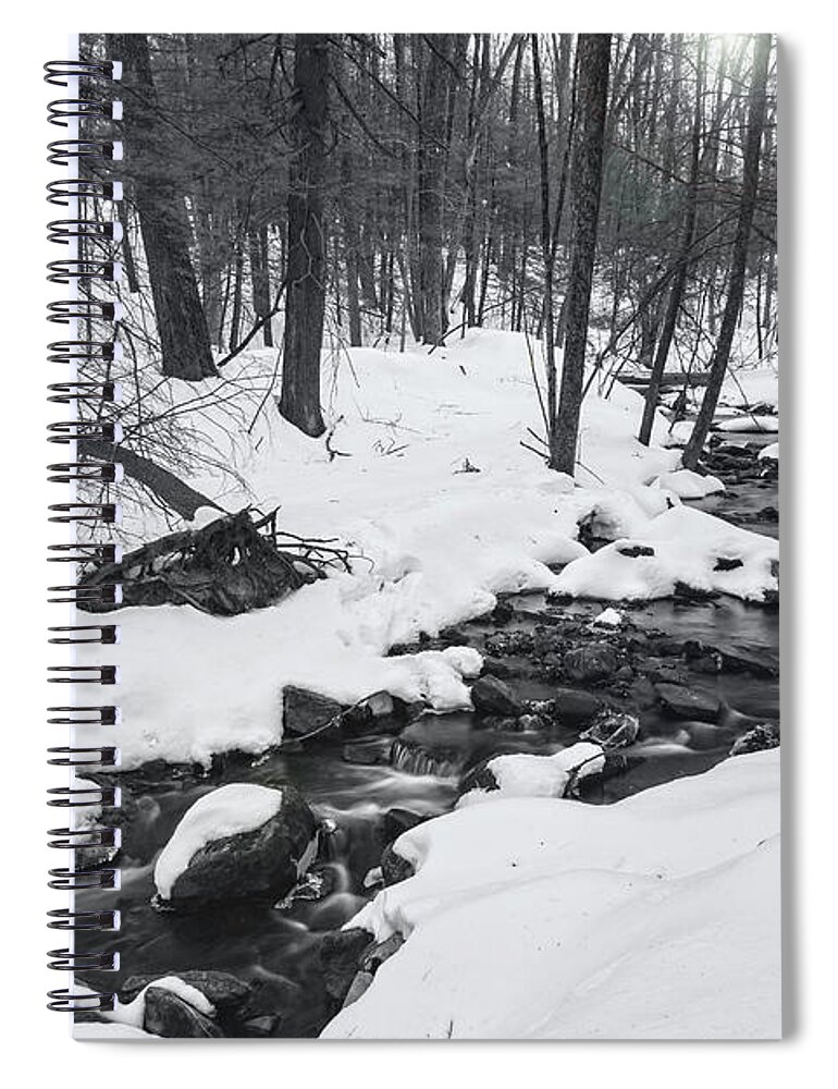 Trails Spiral Notebook featuring the photograph Winter by Angelo Marcialis