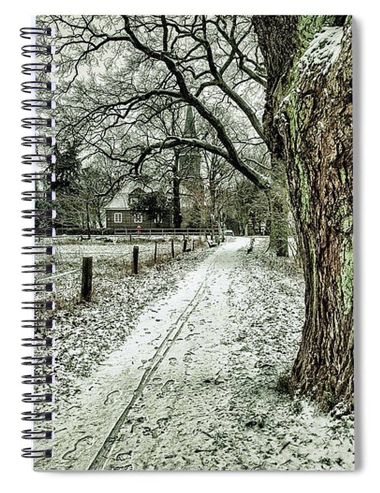 Winter Spiral Notebook featuring the photograph Winter Day by Mountain Dreams