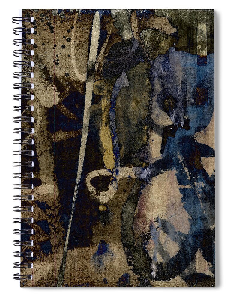 Winter Spiral Notebook featuring the photograph Winter Rains Series Three of Six by Carol Leigh
