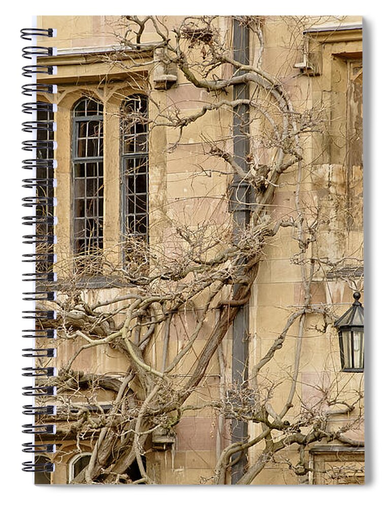 Windows Spiral Notebook featuring the photograph Winter windows. by Elena Perelman