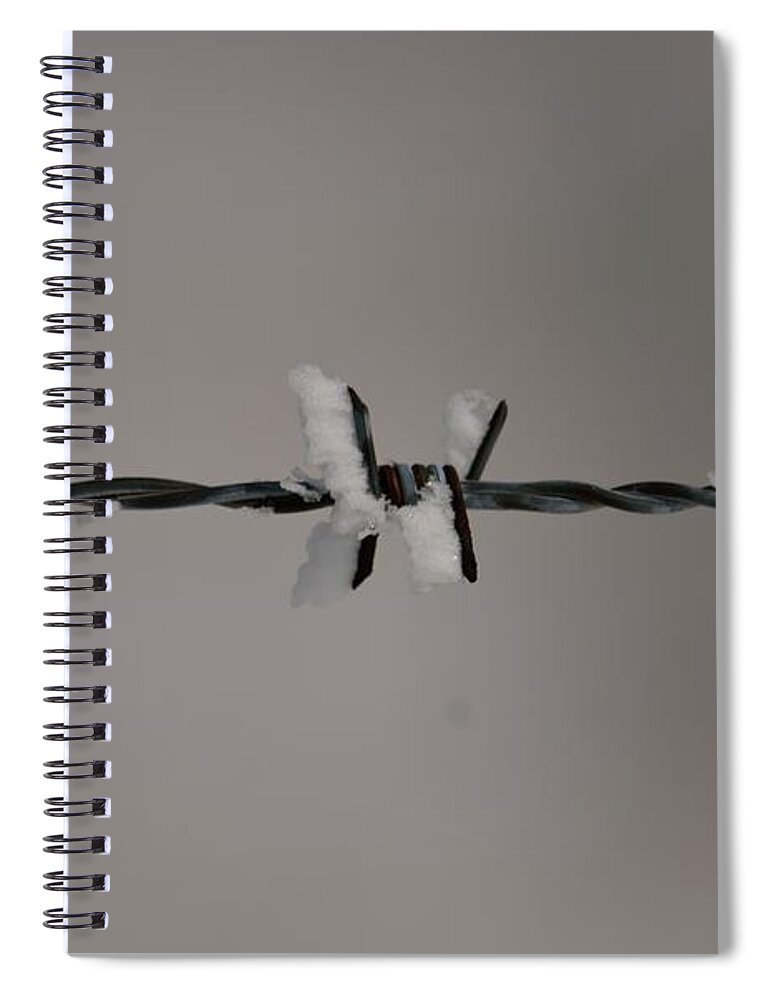 Canaan Valley Spiral Notebook featuring the photograph Winter Wire by Randy Bodkins