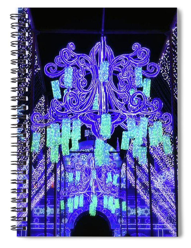 Christmas Cards Spiral Notebook featuring the photograph Winter Wonderland by Nadalyn Larsen