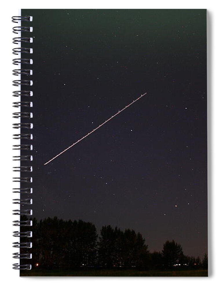 Calgary Spiral Notebook featuring the photograph Wish Upon A Star by Wilko van de Kamp Fine Photo Art