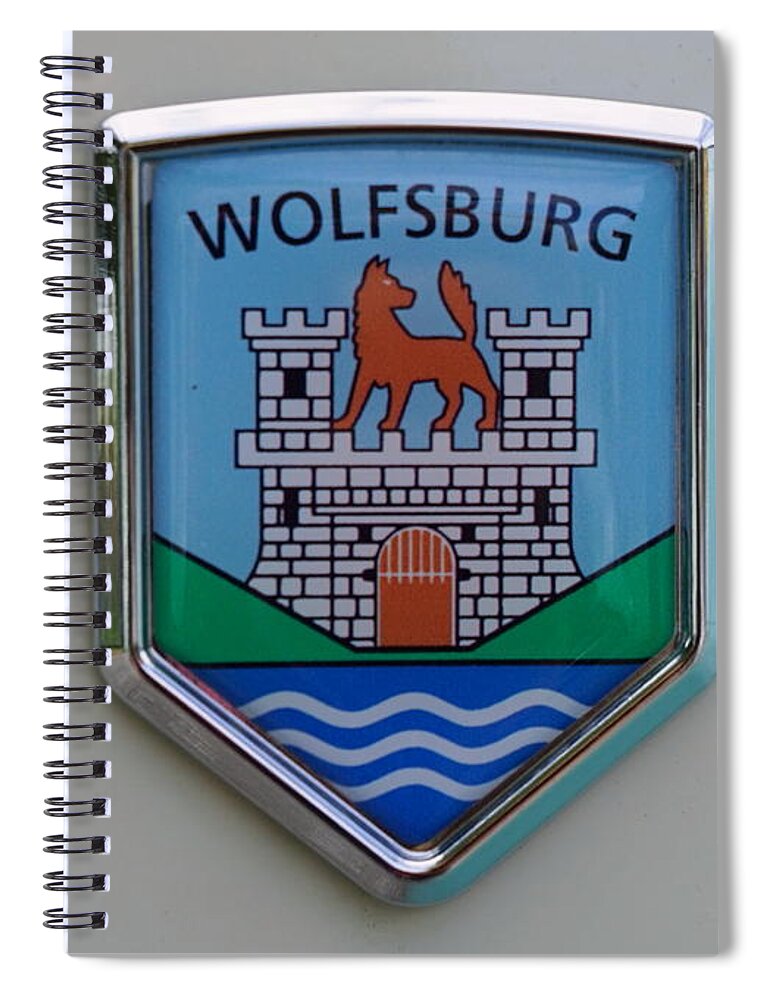Volkswagen Spiral Notebook featuring the photograph Wolfsburg by Laurie Perry