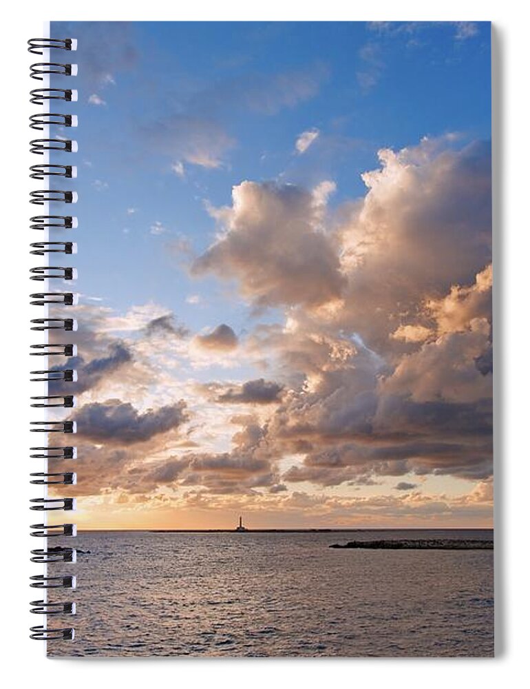 Landscape Spiral Notebook featuring the photograph Wondrous Skies Gallipoli by Allan Van Gasbeck