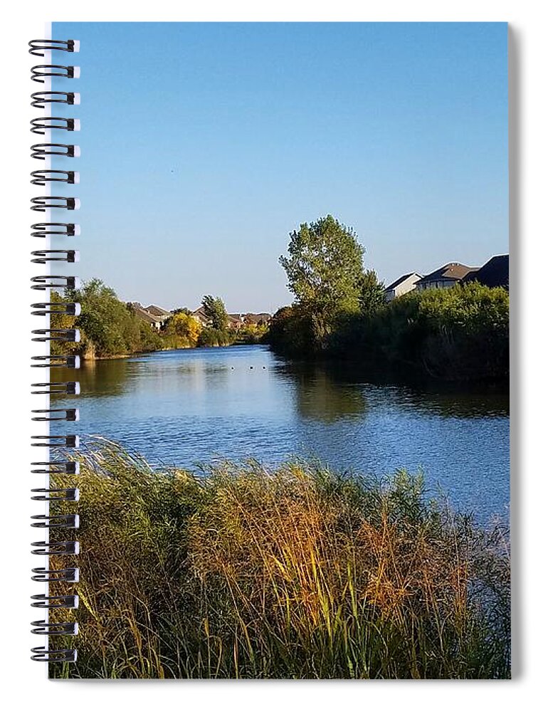 Pond Spiral Notebook featuring the photograph Woodland Pond by Vic Ritchey