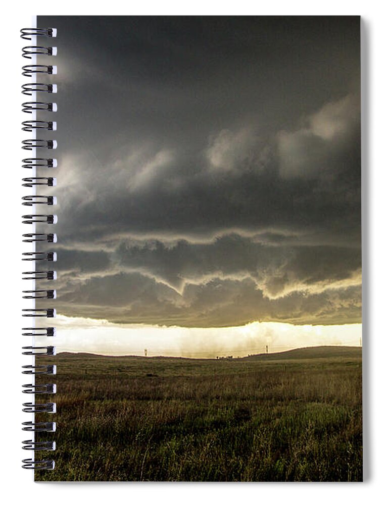 Nebraskasc Spiral Notebook featuring the photograph Wray Colorado Tornado 021 by NebraskaSC