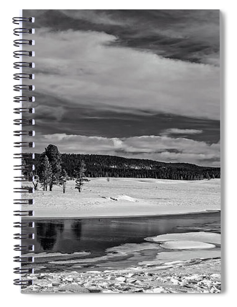 Yellowstone National Park Spiral Notebook featuring the photograph Yellowstone River by Mountain Dreams